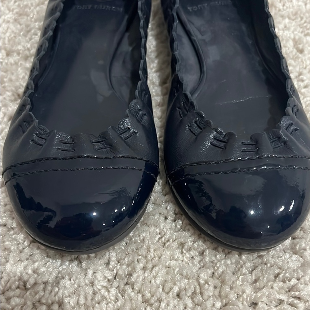 SOLD!!! Tory Burch Black Flats with Perforated Design - Picture 7 of 7